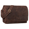 "Tom" Vintage Leather Messenger Bag for 15 Inch Laptop