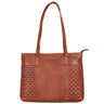 "Verena" Unique Leather Tote Bag Women