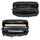 Echtleder Hangelenktasche in schwarz