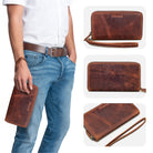 Brieftasche Herren Echtleder