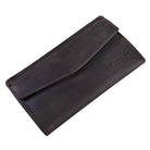 Lederportemonee für Damen Vintage braun