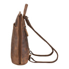 Rucksackhandtasche Damen Leder