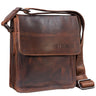 "Nate" Messenger Bag Leather Small
