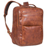 "Balduin" Large Leather Laptop Backpack