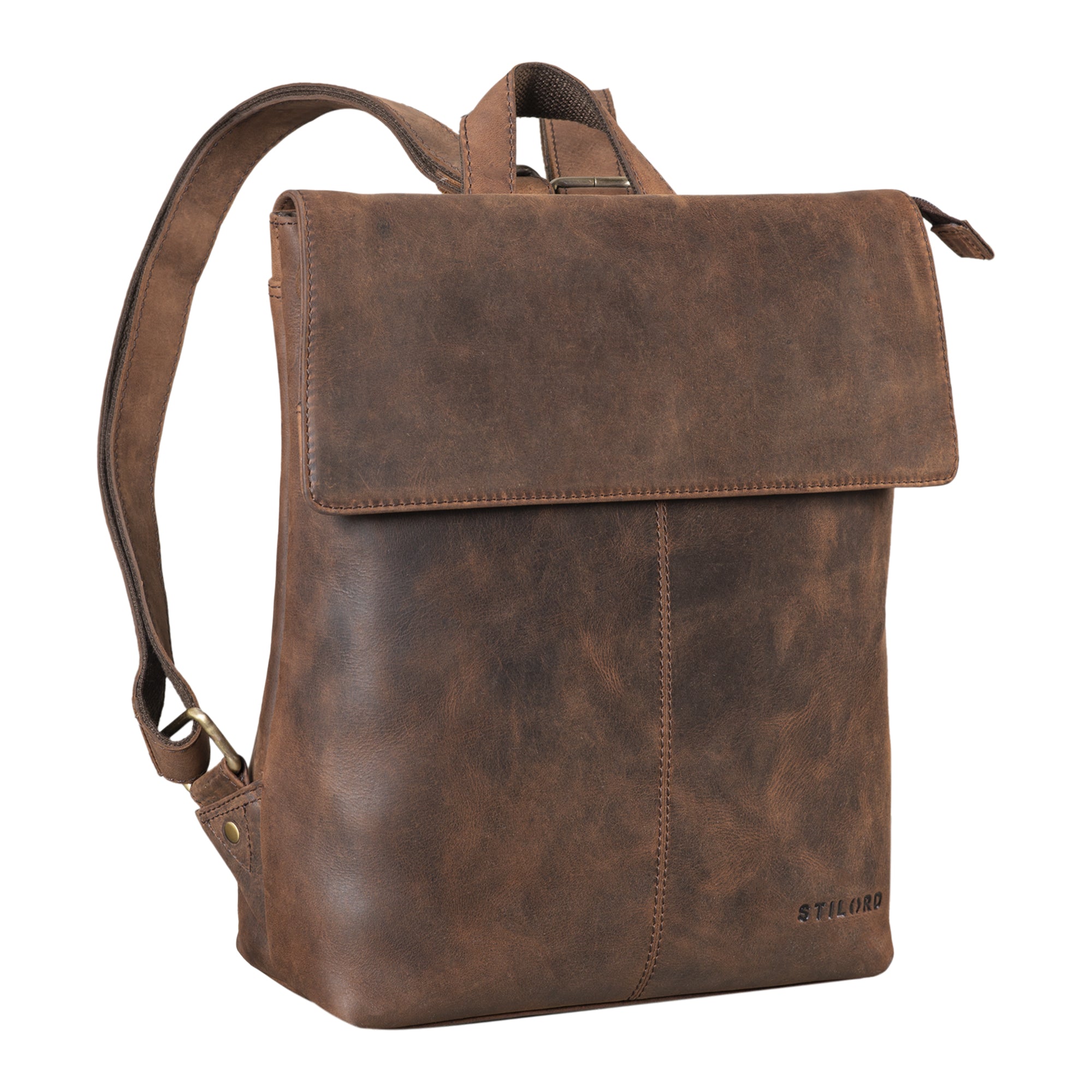 Lederrucksack mittel groß