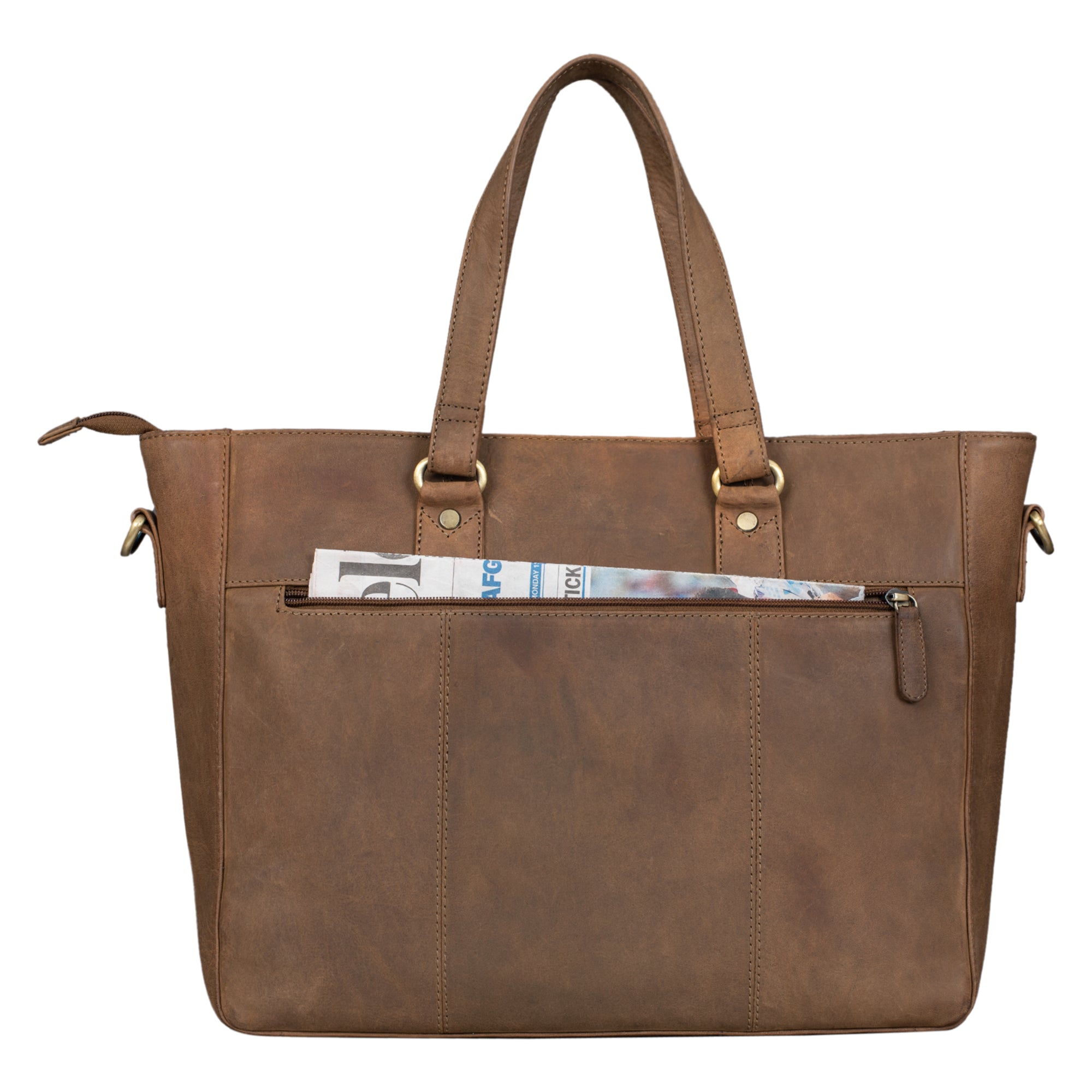 Frauen Tasche Echtleder braun