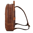 Eleganter Lederrucksack mit doppeltem Hauptfach