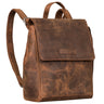 "Karla" Elegant Leather Backpack Small Women