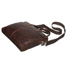 Bürotasche Arbeit Job Beruf Schultertasche Leder braun