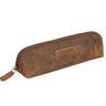 "Alfons" Slim pencil case leather vintage