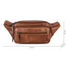 Festivaltasche Herren Echtleder braun