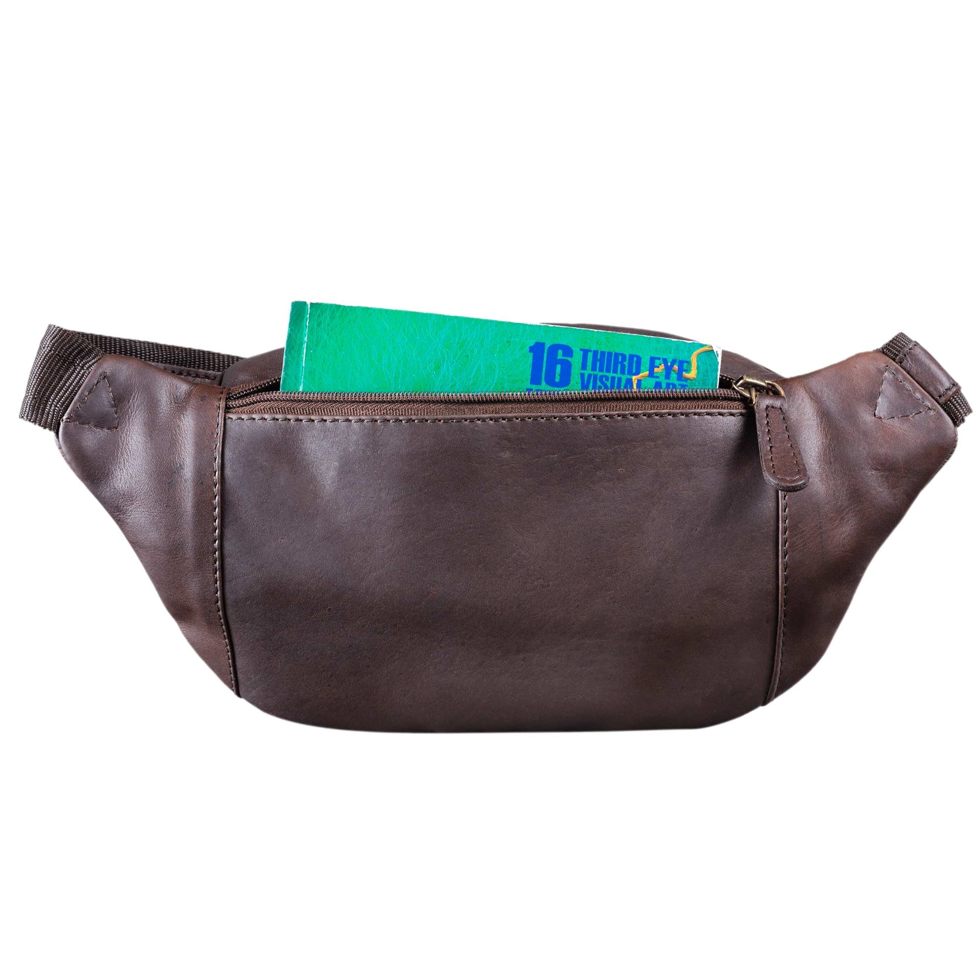 Gürteltasche Damen Leder flach