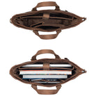 Gross Schultertasche Damen Leder