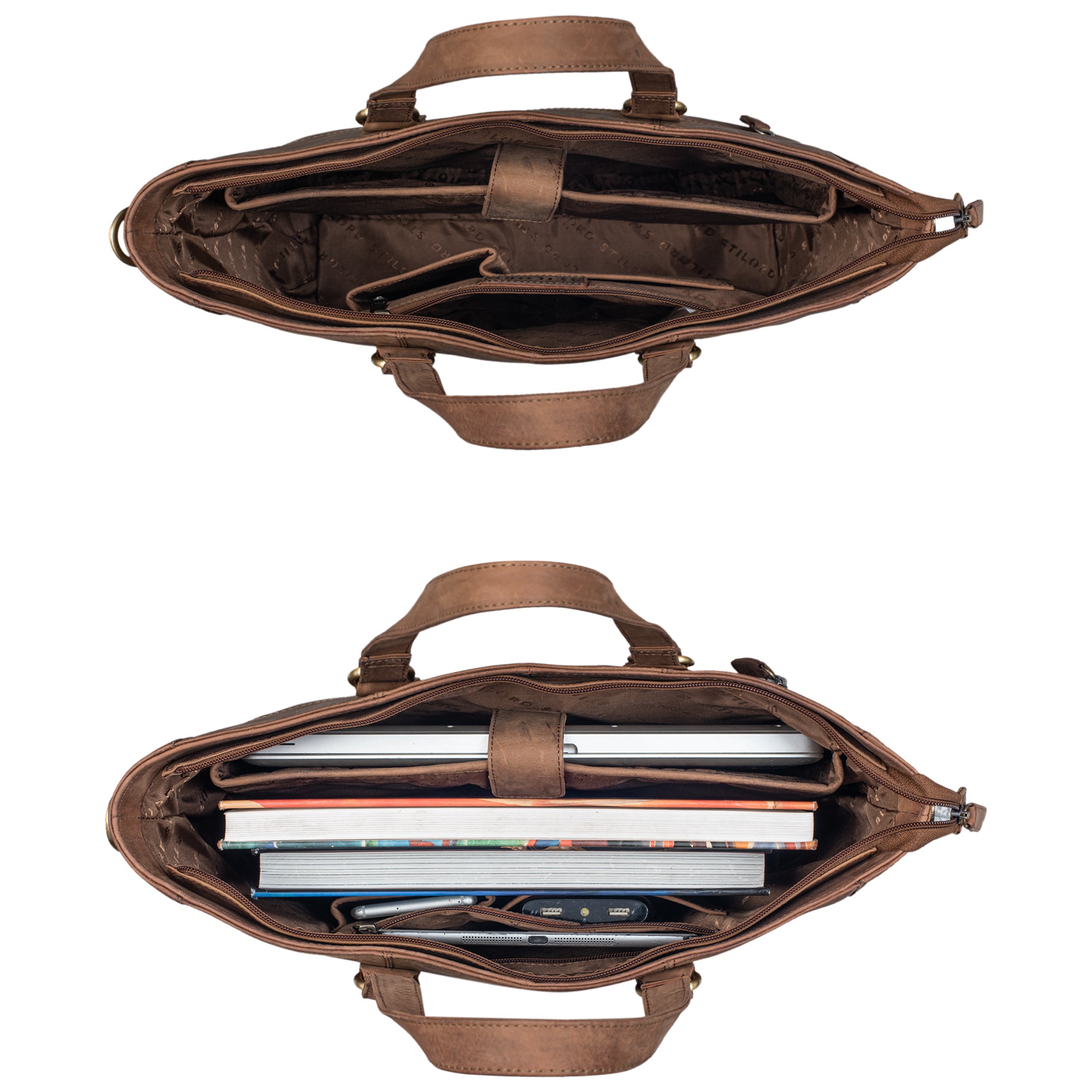 Gross Schultertasche Damen Leder