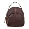 Eleganter damenrucksack leder