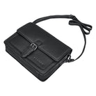 Schwarze Handtasche Leder