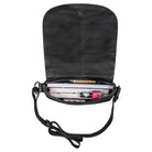 Ausgehtasche schwarz elegant büffelleder