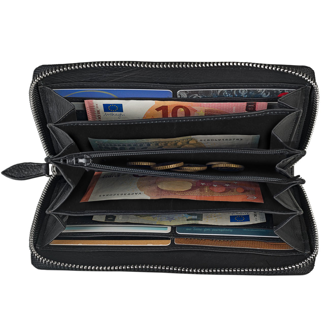 Leder Vintage Geldboerse