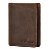 "Knox" Large Real Leather Wallets for Men with Coin Pocket and RFID Blocking