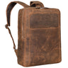 "Lion" Spacious Laptop Backpack 15.6 inch Leather