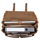 Leder Aktentasche 15.6 Zoll Laptoptasche