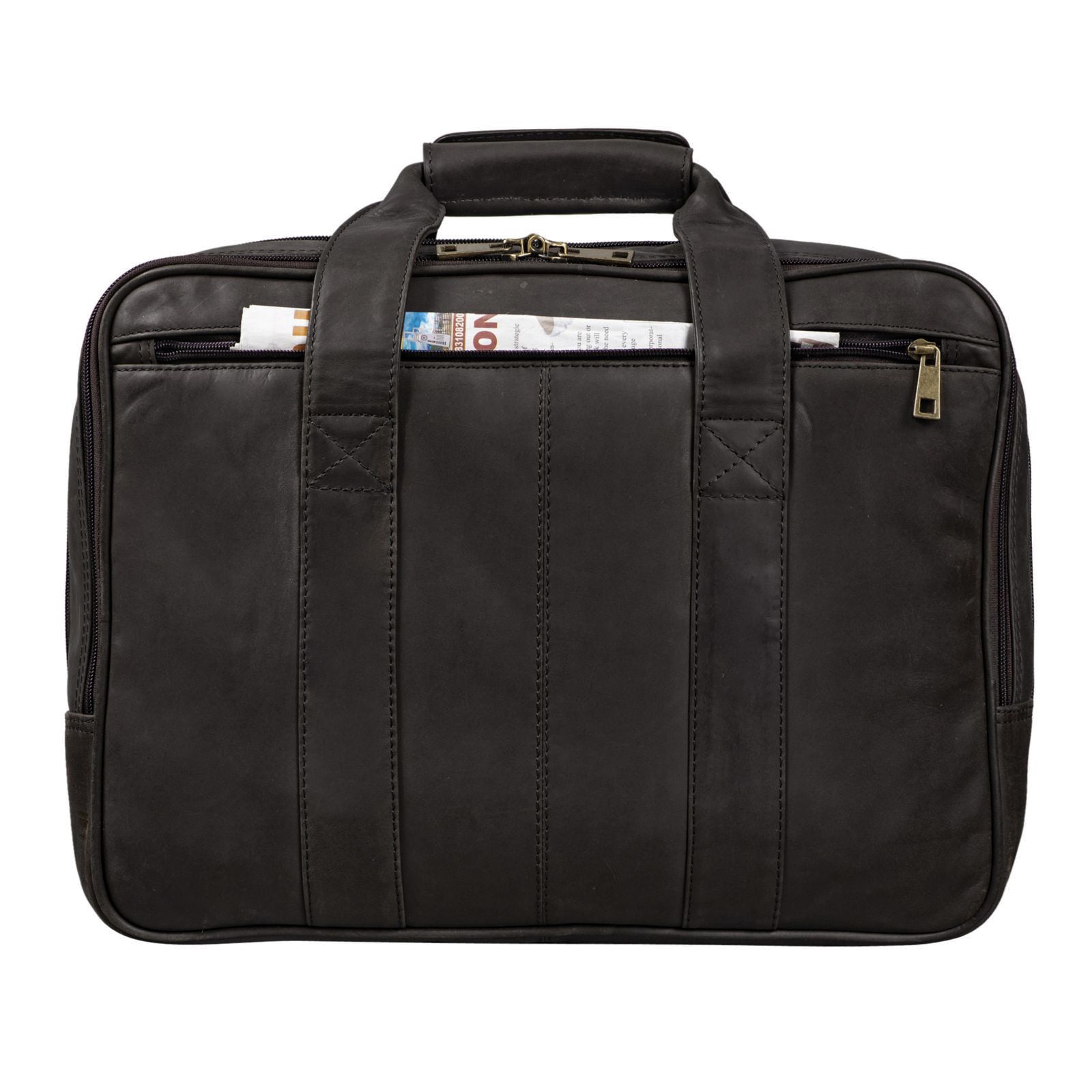 Braune Aktentasche Leder XL