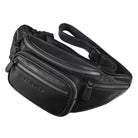 Echtleder Gürteltasche Schwarz 