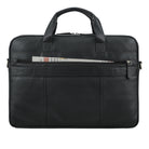 Businesstasche Herren Leder schwarz