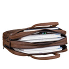 Umhängetasche Leder Business braun