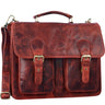 "Karl" Portfolio Leather Large Briefcase