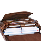 Grosse Tasche Vintage Leder XXL