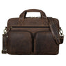 "Caesar" Leather Business Briefcase 15,6