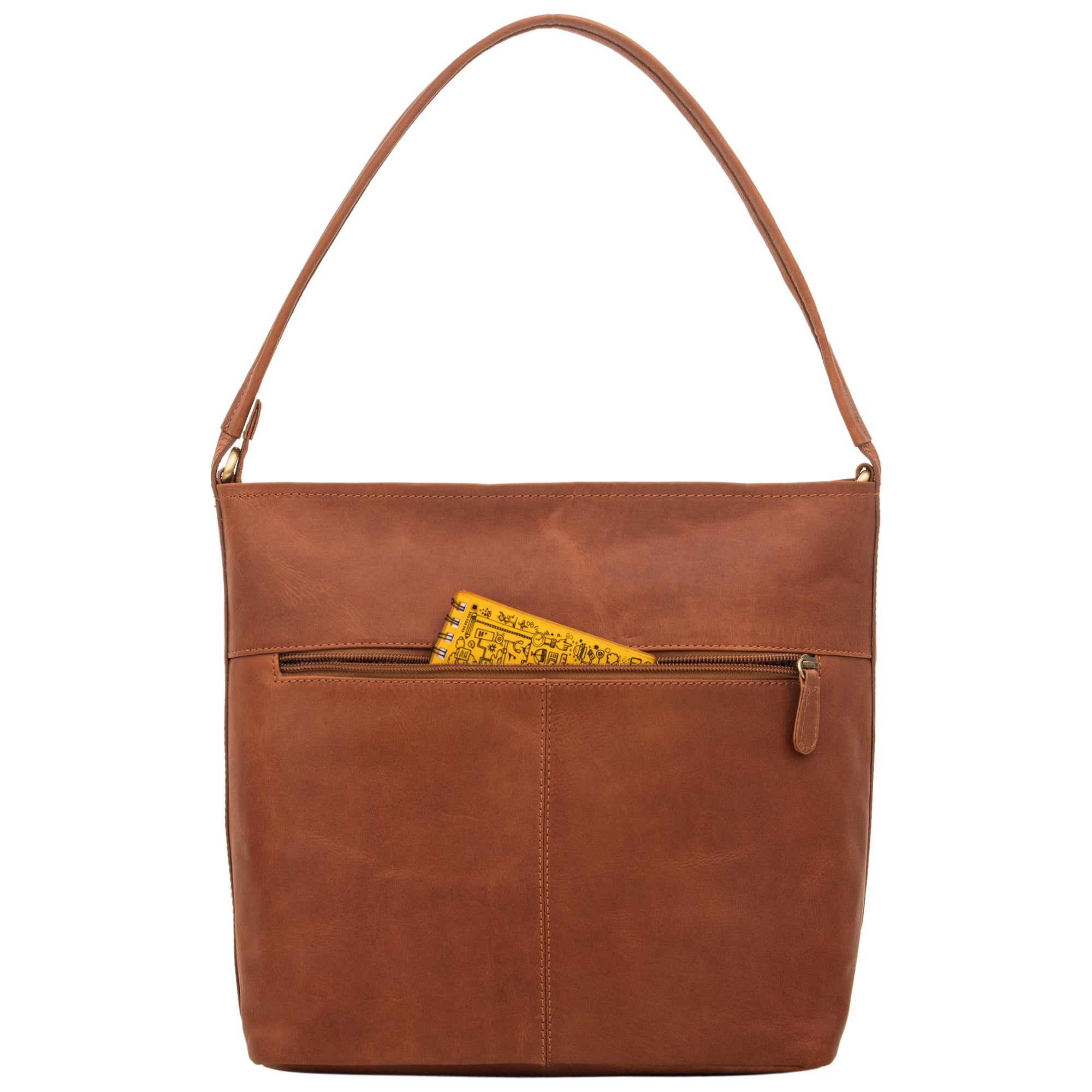 Ledertasche groß braun
