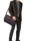 Vintage Leder Messenger Bag XL