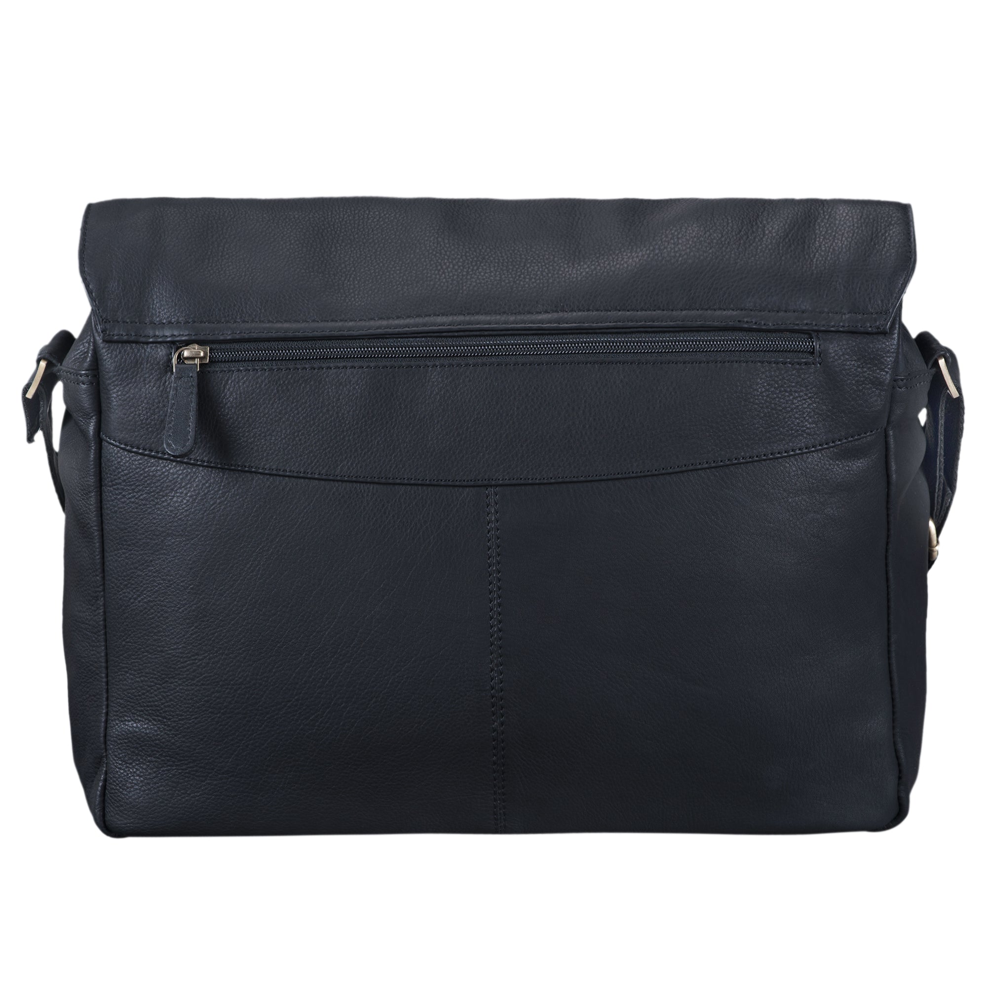 Ledertasche Umhängetasche XL schwarz
