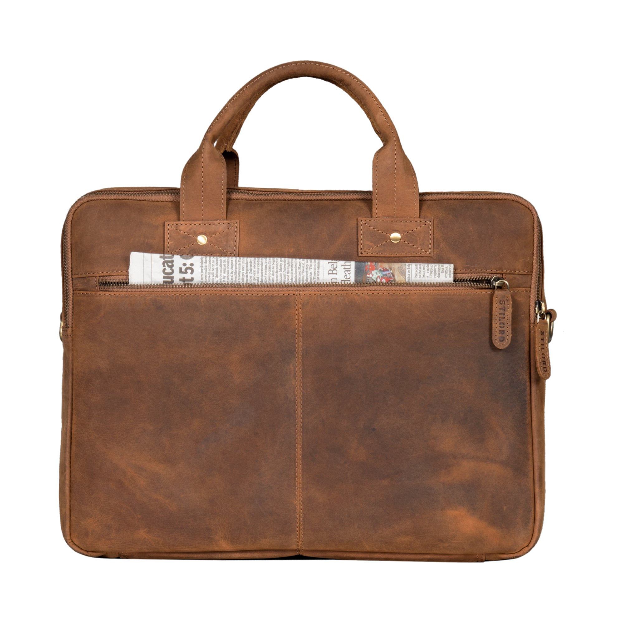 Ledertasche Dunkelbraun Vintage Unisex
