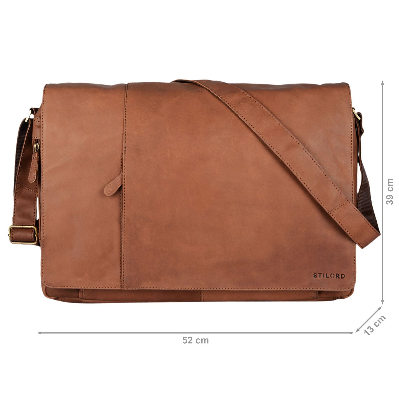 Ledertasche Herren für Büro Uni Schule 