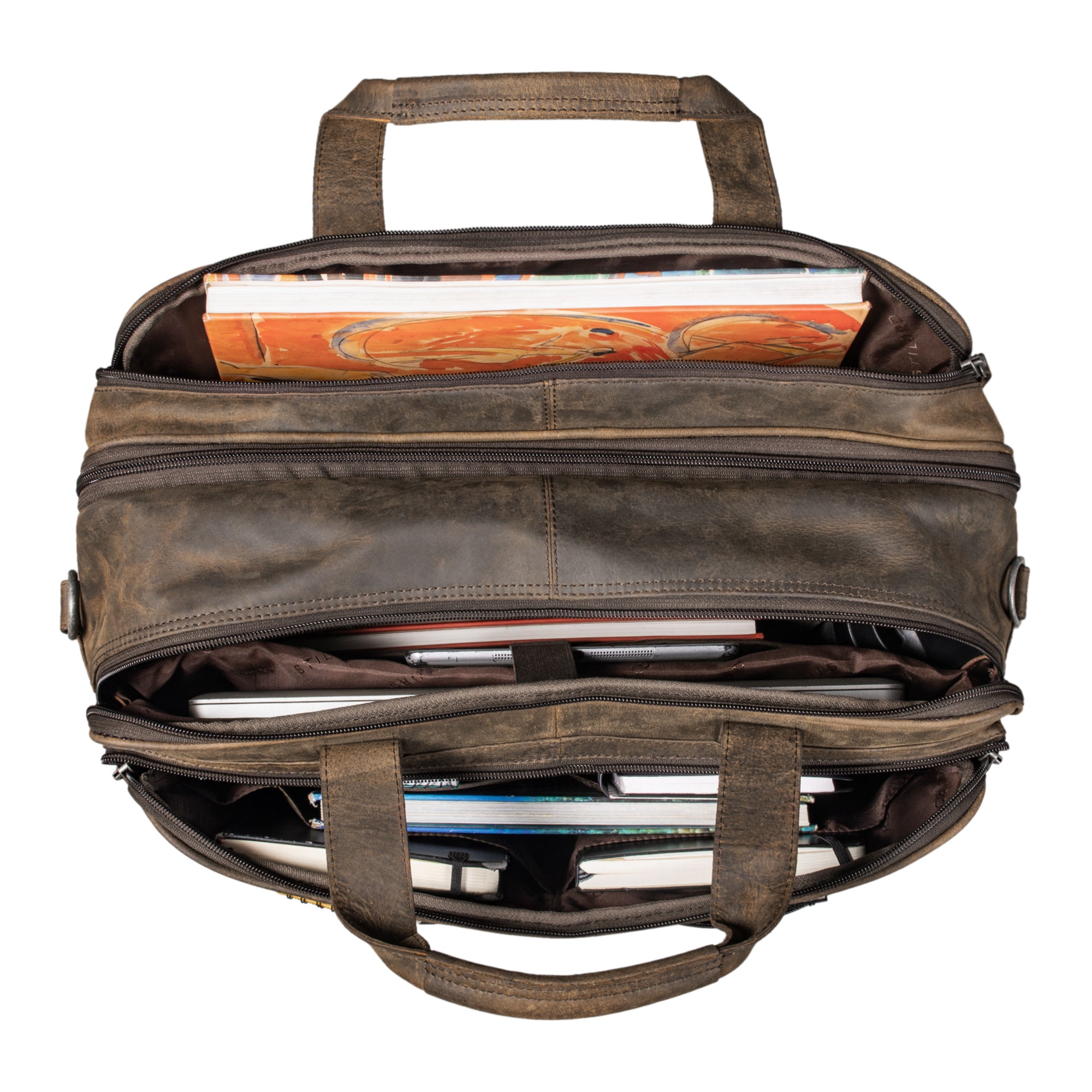 Lehrertasche Vintage braun