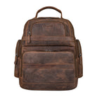 Arbeitsrucksack Groß Echtleder Braun