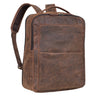 "Balduin" Large Leather Laptop Backpack