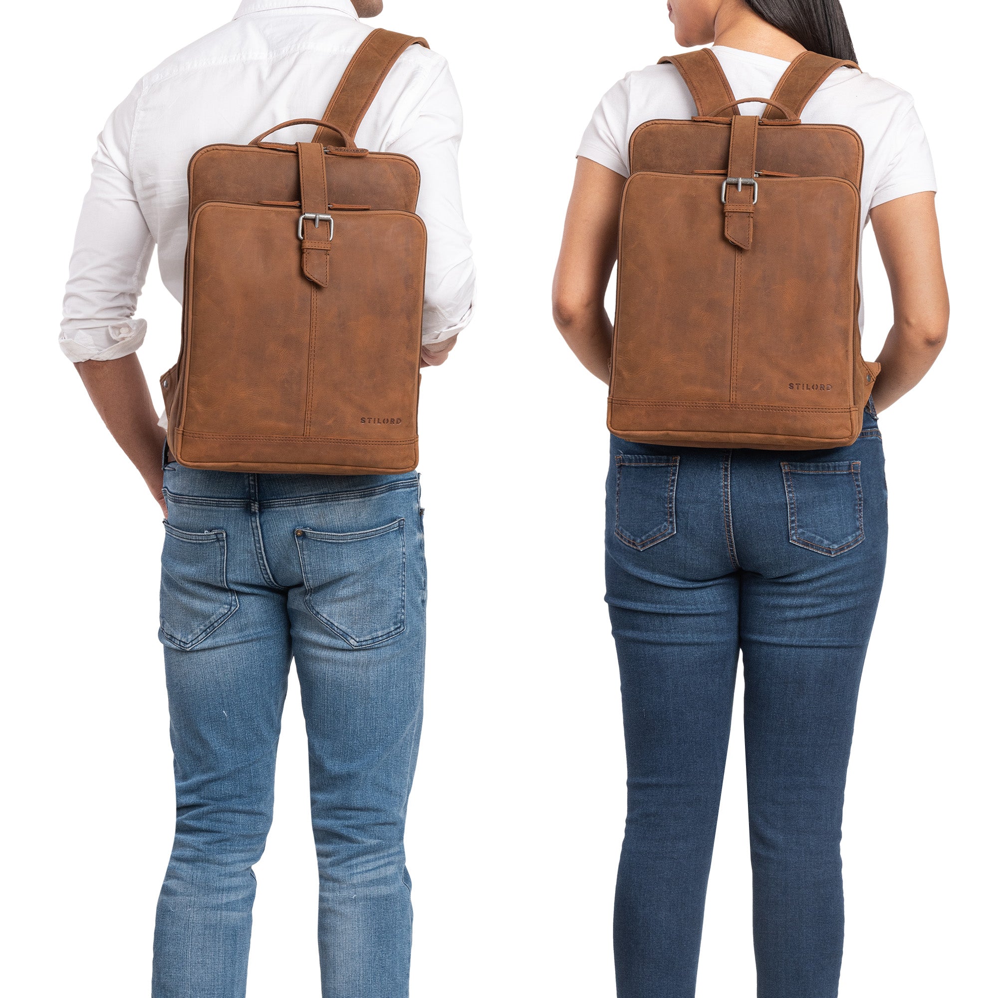 Leder Rucksack groß unisex