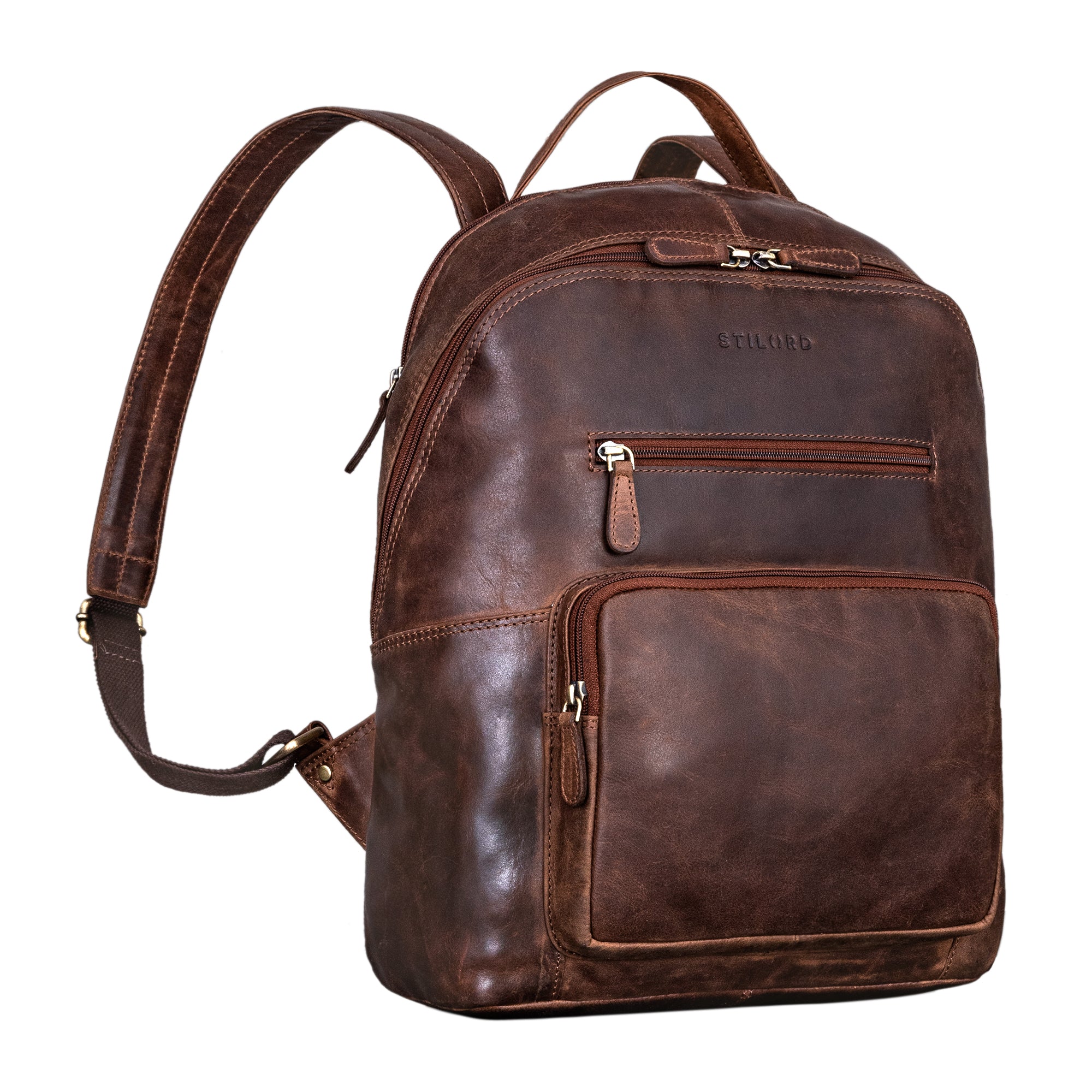 Lederrucksack groß Vintage