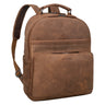 "Pasadena" Leather Laptop Backpack Men 14 Inch