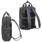 Businessrucksack Leder XXL grau
