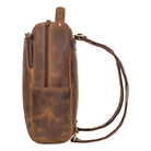 Vintage Lederrucksack Herren braun