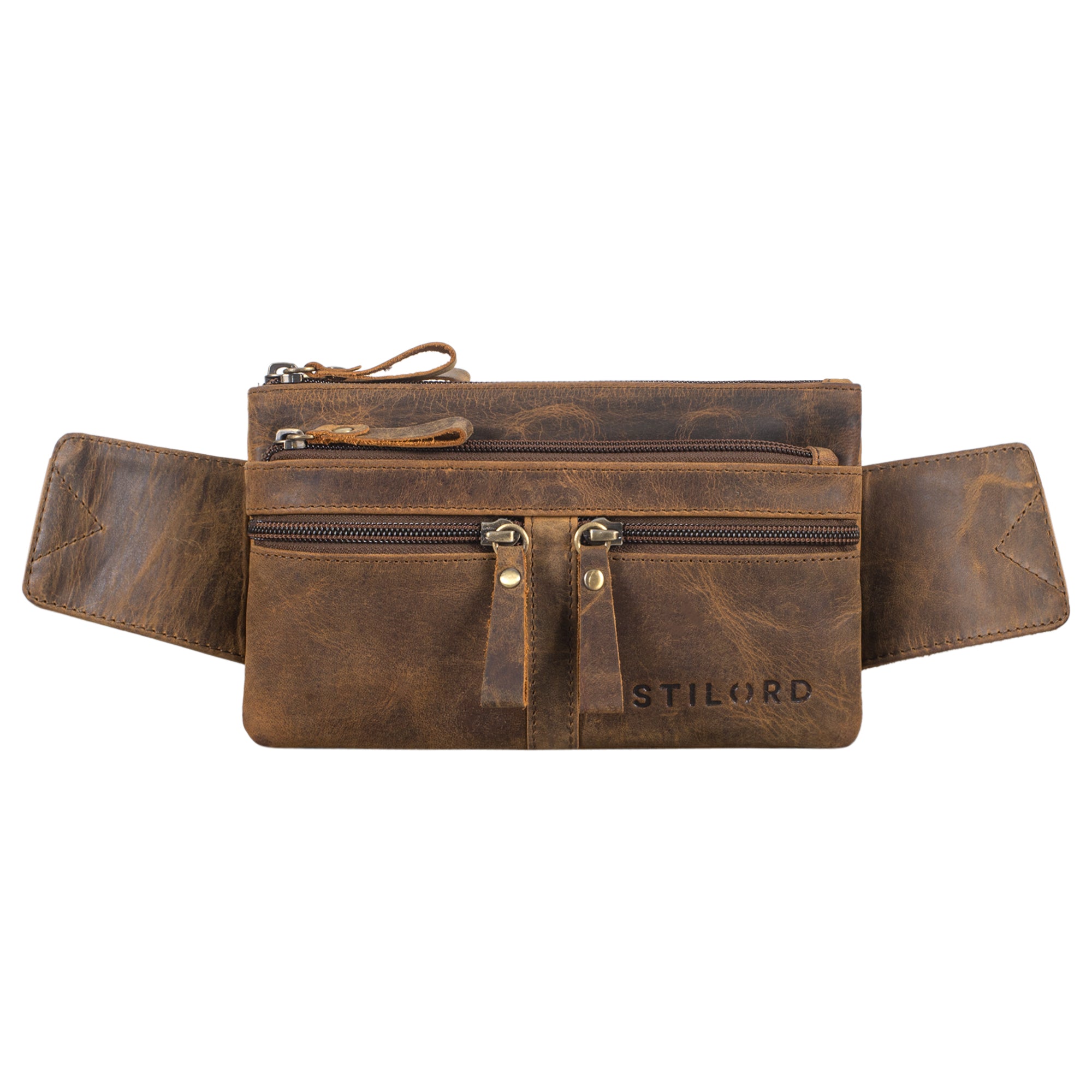 Umhängetasche Handy Leder braun