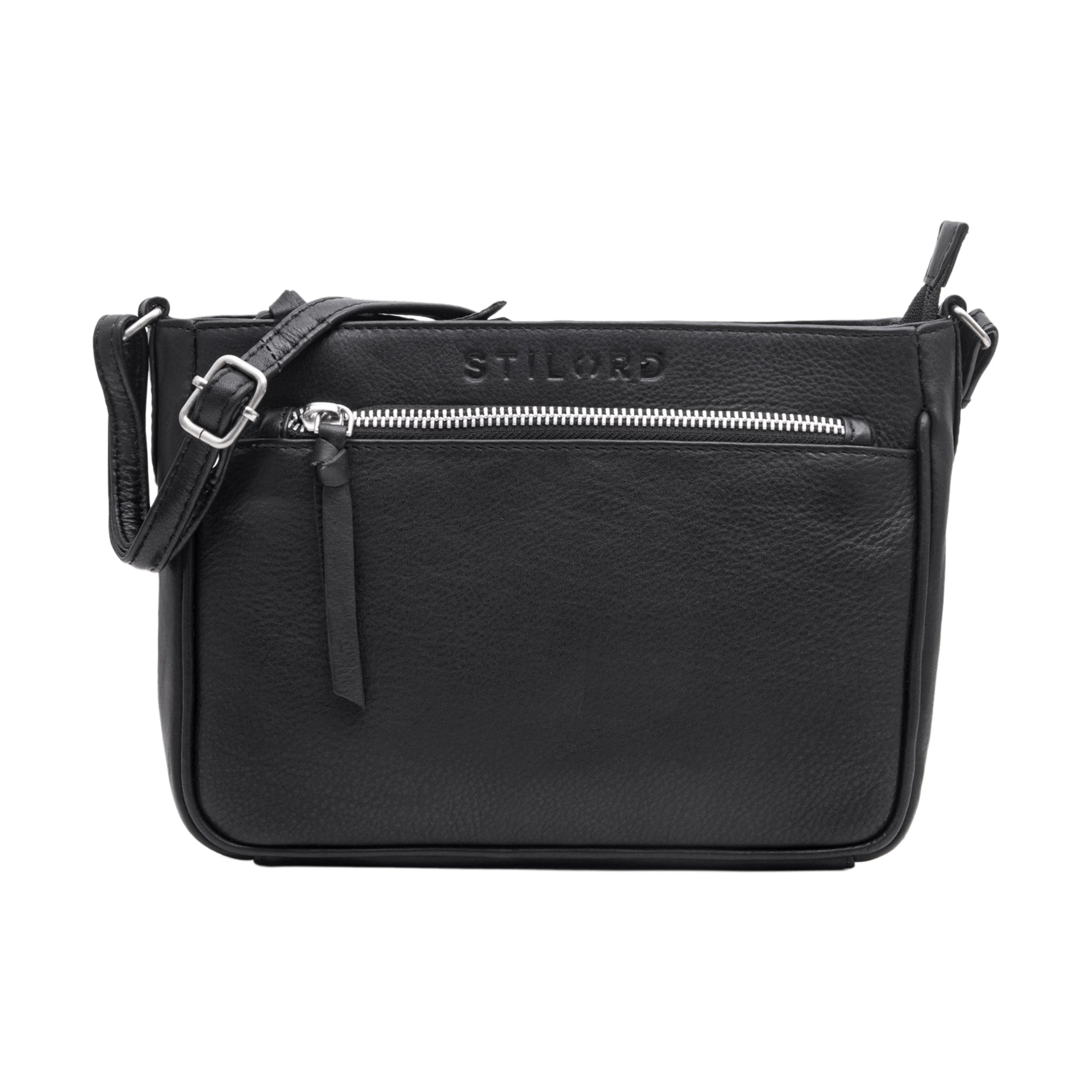 Retro handtasche zum ausgehen leder schwarz