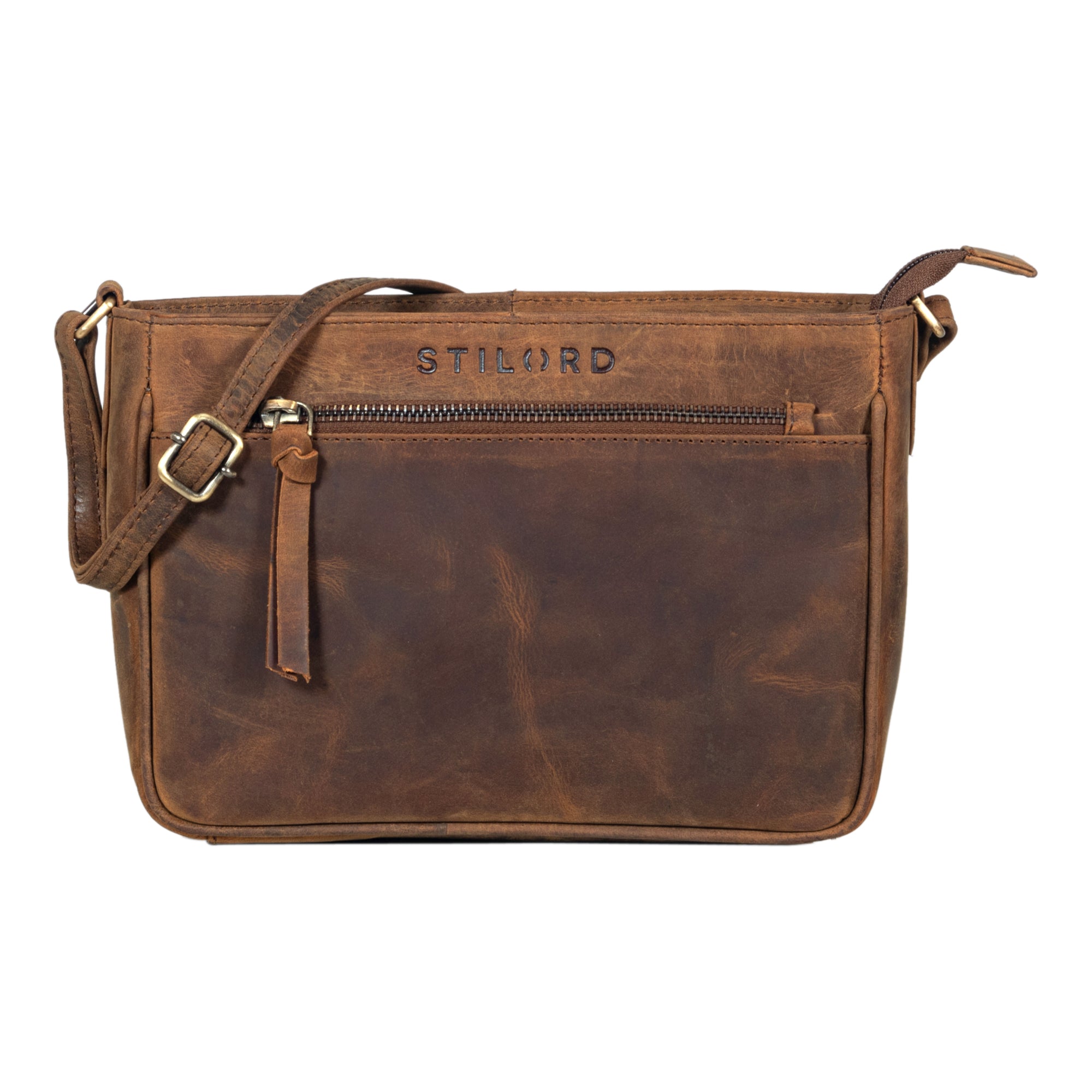Handtasche zum ausgehen leder braun