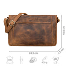 Echtleder Handtasche für Damen als Umhängetasche