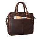 Henkeltasche Vintage Leder braun